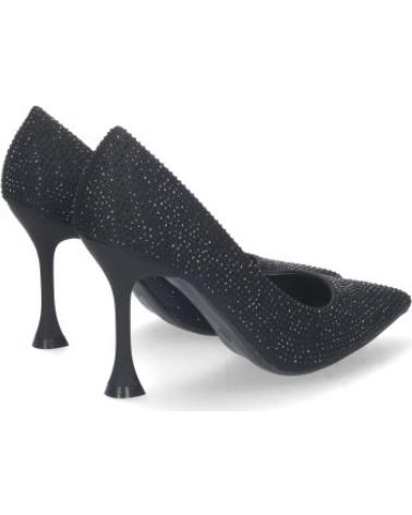 ZAPATOS DE TACÓN MUJER SPORT3PUNTO0 2A-2076 PUNTERA FINA NEGRO BRILLANTE VARIOS COLORES