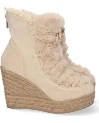 BOTAS DE CUÑA SPORT3PUNTO0 YZ22 CON CORDONES Y PELO VARIOS COLORES