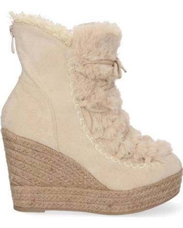 BOTAS DE CUÑA SPORT3PUNTO0 YZ22 CON CORDONES Y PELO VARIOS COLORES