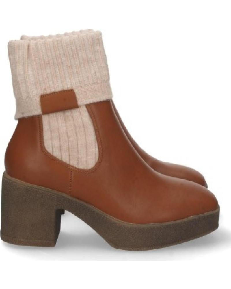 BOTAS SPORT3PUNTO0 CON CAÑA TEJIDA Y TACÓN BLOQUE VARIOS COLORES