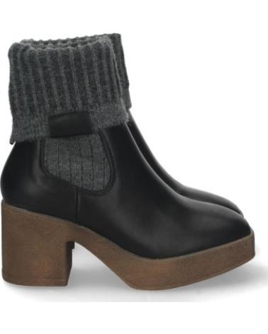 BOTAS SPORT3PUNTO0 CON CAÑA TEJIDA Y TACÓN BLOQUE VARIOS COLORES