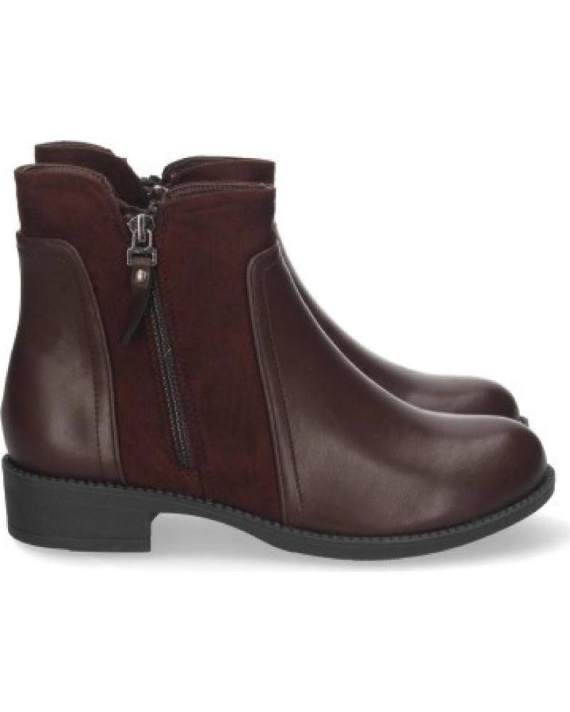 BOTAS MUJER SPORT3PUNTO0 GX161 MARRÓN CON CREMALLERA LATERAL VARIOS COLORES