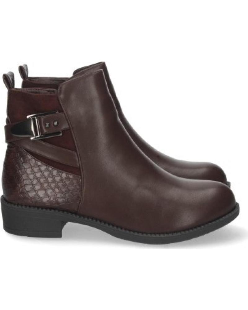 BOTAS MUJER SPORT3PUNTO0 GX173 MARRÓN CON DETALLE ACOLCHADO VARIOS COLORES