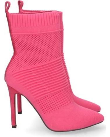 BOTAS DE TOBILLO SPORT3PUNTO0 ELÁSTICAS DE PUNTA FINA CON TACÓN ALTO VARIOS COLORES