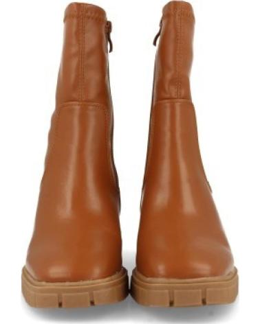 BOTAS DE PIEL CAMEL CON SUELA TRACK SPORT3PUNTO0 2DB-1539 PARA MUJER VARIOS COLORES
