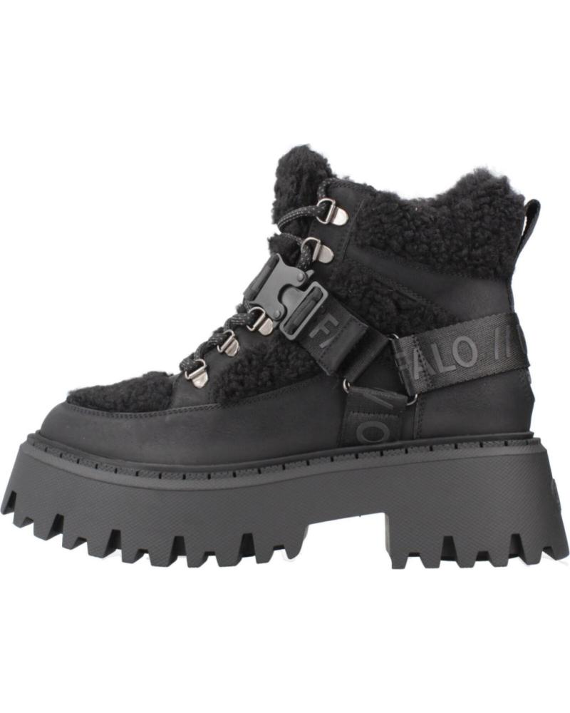 BOTÍN BUFFALO ASPEN COM MID WARM MUJER NEGRO BLACK