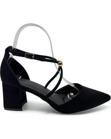 TIMBOS TACON FIESTA DE MUJER COLOR 132345 NEGRO