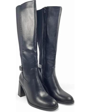 TIMBOS BOTA TACON DE MUJER COLOR 132325 NEGRO