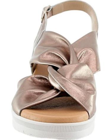 SANDALIAS DE CUÑA PITILLOS 5543 MUJER BRONCE MARRÓN MARRóN