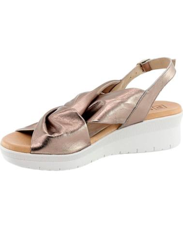 SANDALIAS DE CUÑA PITILLOS 5543 MUJER BRONCE MARRÓN MARRóN
