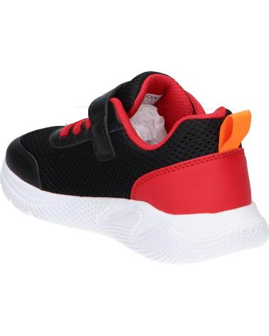 GEOX J SPRINTYE BOY ZAPATILLAS DEPORTIVAS NIÑO C0048 NEGRO-ROJO C0048 BLACK-RED