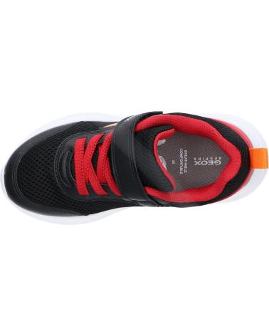 GEOX J SPRINTYE BOY ZAPATILLAS DEPORTIVAS NIÑO C0048 NEGRO-ROJO C0048 BLACK-RED