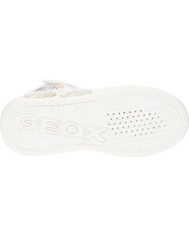 ZAPATILLAS GEOX J ILLUMINUS GIRL VELCRO BLANCA MULTICOLOR C0653 WHITE-MULTICOLOR