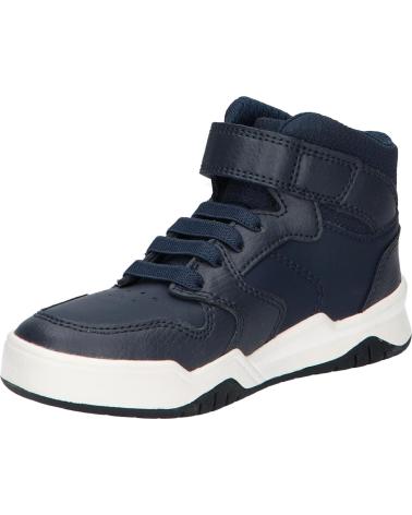ZAPATILLAS CASUAL GEOX J PERTH BOY C0832 NAVY-LT GREY C0832 NAVY-LT GREY