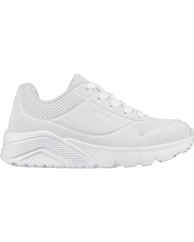 ZAPATILLAS CASUAL SKECHERS UNO LITE - DELODOX MUJER BLANCO