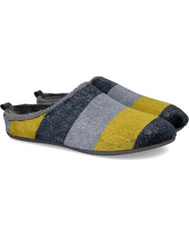 ZAPATILLAS DE CASA GARZÓN 16000-375 HOMBRE GRIS GRIS