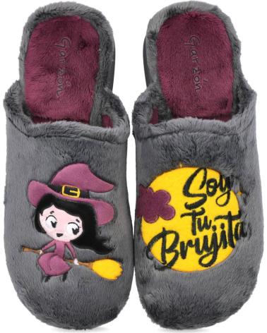 GARZON ZAPATILLAS DE CASA 2808-275 MUJER GRIS