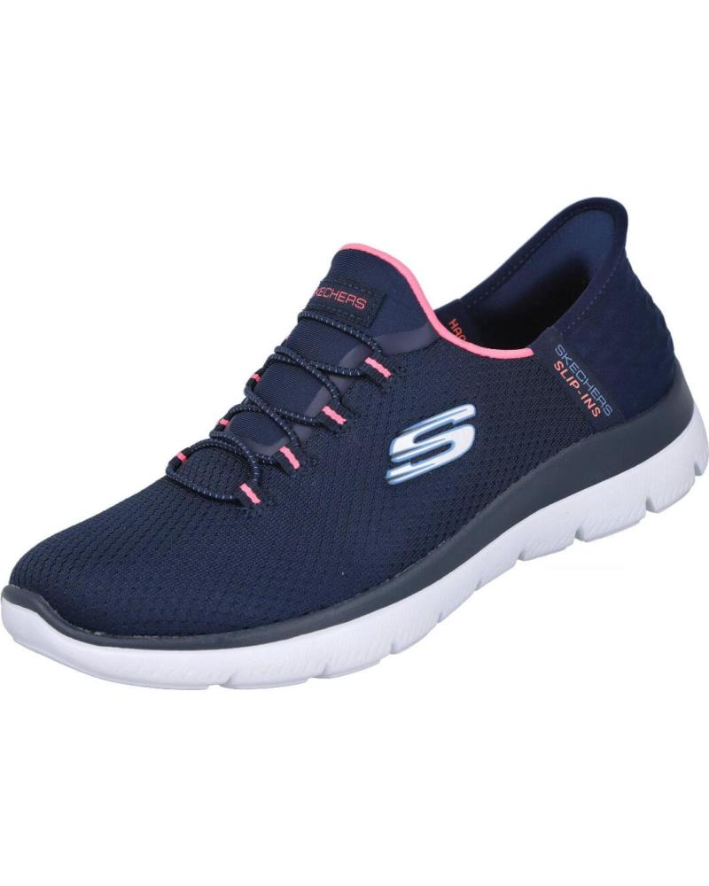 SKECHERS SLIP-INS SUMMITS 150123 DIAMOND DREAM MUJER AZUL AZUL