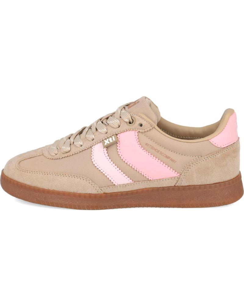 XTI ZAPATILLAS CASUAL ANTE MUJER 145052 BEIGE BEIGE