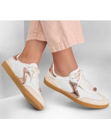 SKECHERS HOTSHOT COOL GLOW - ZAPATILLAS CASUAL MUJER BLANCO ORO BLANCO ORO