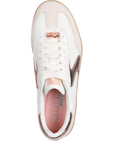 SKECHERS HOTSHOT COOL GLOW - ZAPATILLAS CASUAL MUJER BLANCO ORO BLANCO ORO