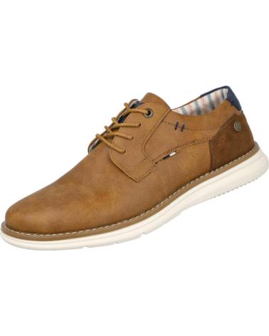 XTI ZAPATOS DE VESTIR HOMBRE CORDONES CAMEL CAMEL