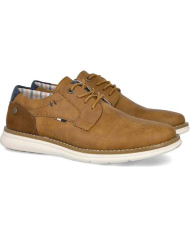 XTI ZAPATOS DE VESTIR HOMBRE CORDONES CAMEL CAMEL