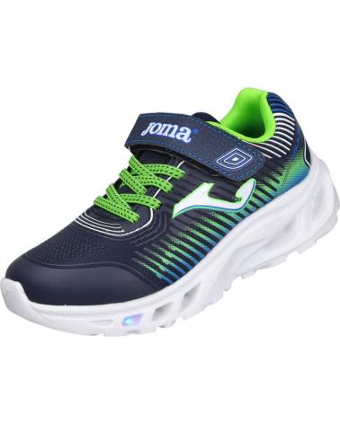 ZAPATILLAS JOMA AQUILES-JR-2603 CON LUCES PARA NIÑO AZUL