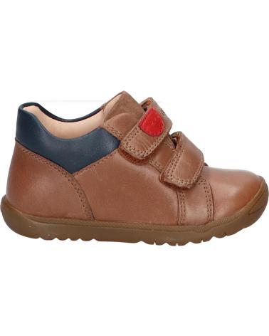 BOTAS GEOX MACCHIA BOY NIÑO VELCRO COÑAC C6001 COGNAC