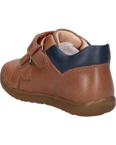 BOTAS GEOX MACCHIA BOY NIÑO VELCRO COÑAC C6001 COGNAC