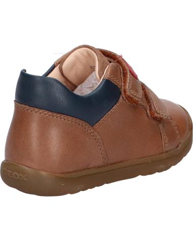 BOTAS GEOX MACCHIA BOY NIÑO VELCRO COÑAC C6001 COGNAC