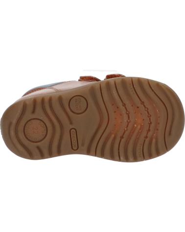 BOTAS GEOX MACCHIA BOY NIÑO VELCRO COÑAC C6001 COGNAC