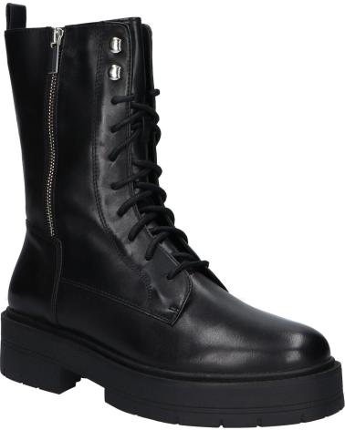 GEOX D SPHERICA EC7 BOTTES EN CUIR POUR FEMME C9999 BLACK