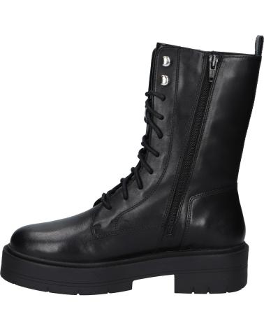 GEOX D SPHERICA EC7 BOTTES EN CUIR POUR FEMME C9999 BLACK