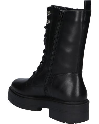 GEOX D SPHERICA EC7 BOTTES EN CUIR POUR FEMME C9999 BLACK