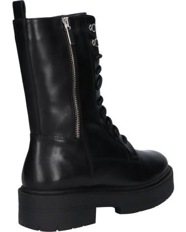 GEOX D SPHERICA EC7 BOTTES EN CUIR POUR FEMME C9999 BLACK
