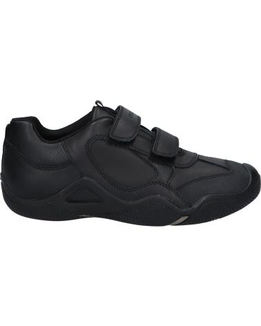 ZAPATILLAS GEOX WADER CIERRE DOBLE VELCRO NIÑO NEGRO C9999 BLACK