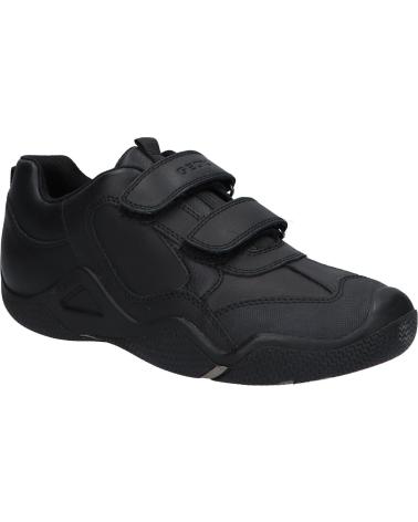 ZAPATILLAS GEOX WADER CIERRE DOBLE VELCRO NIÑO NEGRO C9999 BLACK