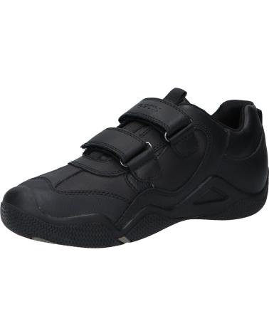 ZAPATILLAS GEOX WADER CIERRE DOBLE VELCRO NIÑO NEGRO C9999 BLACK
