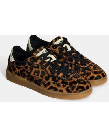 HOFF ALLEY PARK WOMEN'S SNEAKER ANIMAL PRINT MARRON