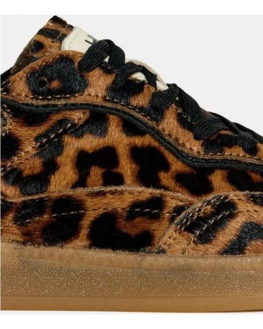 HOFF ALLEY PARK WOMEN'S SNEAKER ANIMAL PRINT MARRON