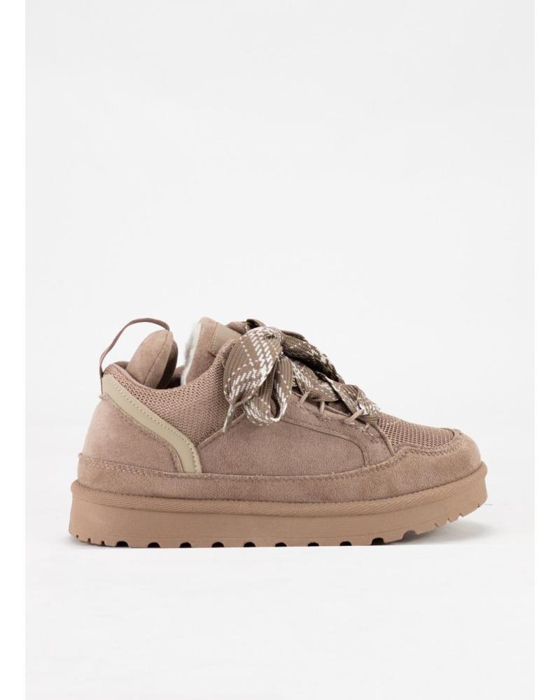 KESLEM B805 ZAPATILLA CASUAL MUJER TAUPE TAUPE