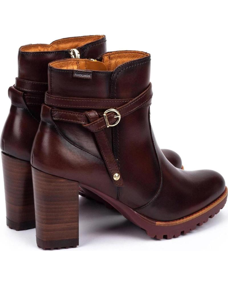 BOTAS DE TACÓN PIKOLINOS CONNELLY MUJER MARRON