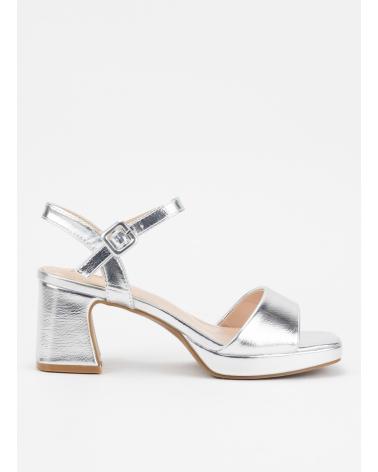 SANDALIAS DE VESTIR KESLEM W18-155 MUJER PLATA PLATA