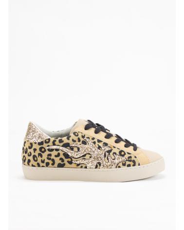 ZAPATILLAS CASUAL MUJER KESLEM H9065 ESTAMPADO LEOPARDO LEOPARDO