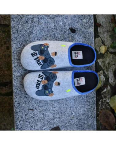 ZAPATILLAS UNISEX HOT POTATOES SLANEY 67567 ESTAMPADO VIDEOJUEGOS GRIS