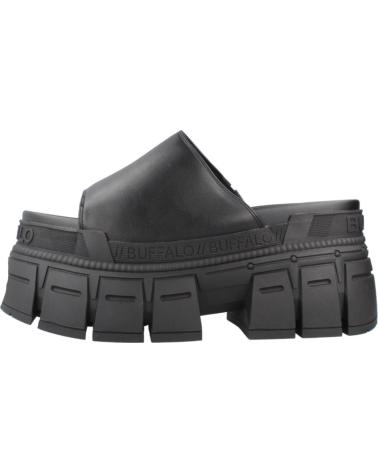 SANDALIAS BUFFALO GOSPHER MULE MUJER NEGRO BLACK