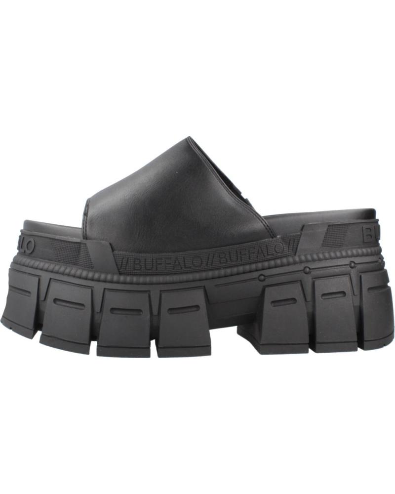SANDALIAS BUFFALO GOSPHER MULE MUJER NEGRO BLACK