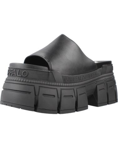 SANDALIAS BUFFALO GOSPHER MULE MUJER NEGRO BLACK