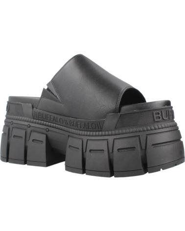 SANDALIAS BUFFALO GOSPHER MULE MUJER NEGRO BLACK